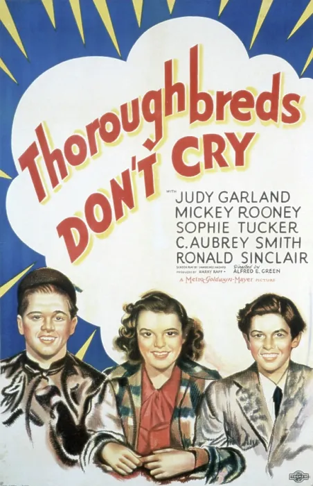 Framed Print : THOROUGHBREDS DON'T CRY, Mickey Rooney, Judy Garland, Ronald Sinclair, 1937