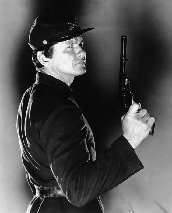 Framed Print : A THUNDER OF DRUMS, Charles Bronson, 1961