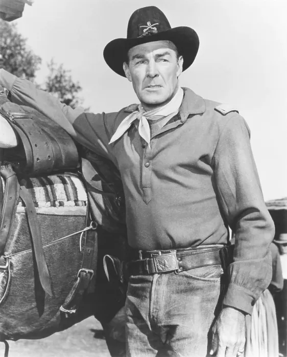 Framed Print : THUNDER OVER THE PLAINS, Randolph Scott, 1953 Framed Print : THUNDER OVER THE PLAINS, Randolph Scott, 1953