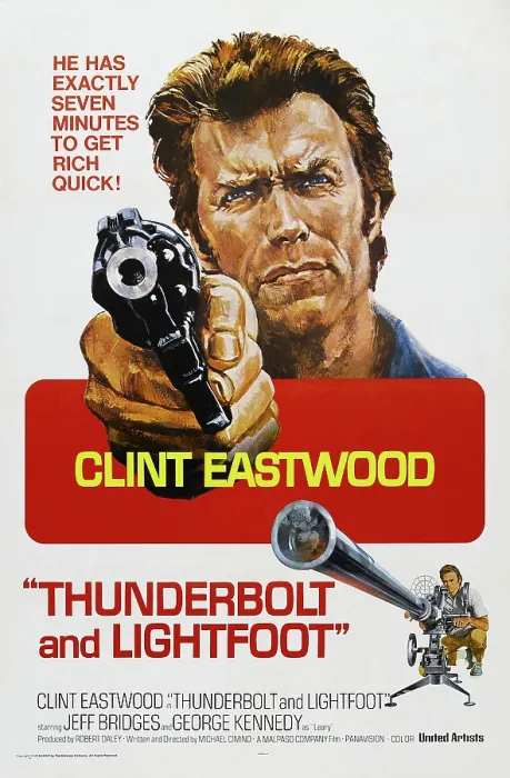 Framed Print : THUNDERBOLT AND LIGHTFOOT, US poster, Clint Eastwood, 1974