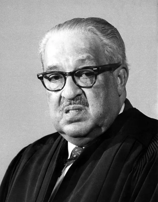 Framed Print : Thurgood Marshall (1908-1993) Associate Justice of the United States Supreme Court, photo:5 / 5 / 76. Courtesy: CSU Archives  /  Everett Collection