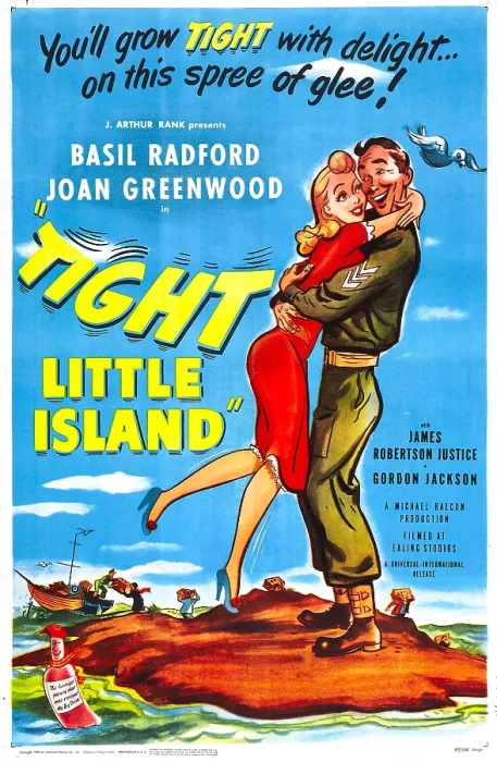 Framed Print : TIGHT LITTLE ISLAND, (aka WHISKY GALORE), US poster, Joan Greenwood, Basil Radford, 1949