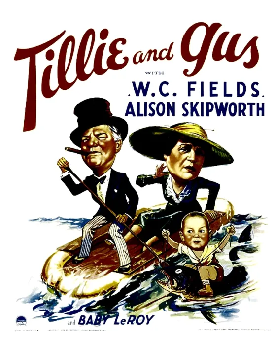 Framed Print : TILLIE AND GUS, W.C. Fields, Alison Skipworth, Baby LeRoy, 1933