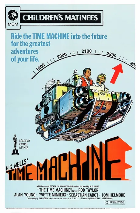 Framed Print : THE TIME MACHINE, US poster art, 1960 Framed Print : THE TIME MACHINE, US poster art, 1960