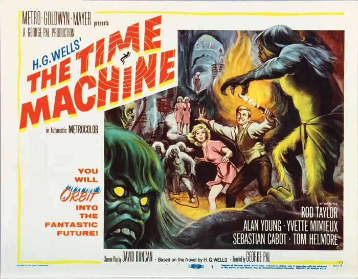 Framed Print : THE TIME MACHINE, Yvette Mimieux, Rod Taylor, 1960