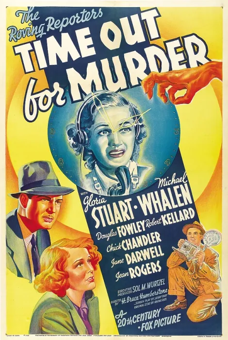 Framed Print : TIME OUT FOR MURDER, top center: Gloria Stuart, 1938