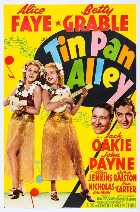 Framed Print : TIN PAN ALLEY, from left: Alice Faye, Betty Grable, Jack Oakie, John Payne, 1940, TM and Copyright 20th Century Fox Film Corp. All rights reserved. / courtesy Everett Collection