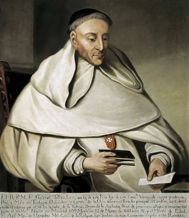 Framed Print : TIRSO DE MOLINA, Gabriel Tllez also called (1584-1648). Painting. SPAIN. Madrid. National Library. AISA / Everett Collection**US SALES ONLY**