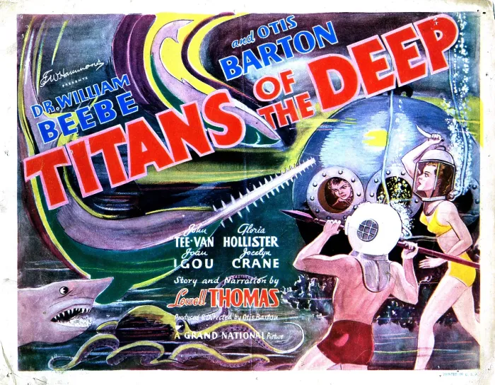Framed Print : TITANS OF THE DEEP, 1938