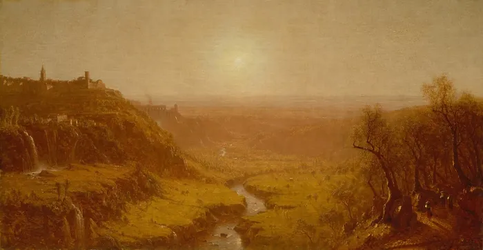 Framed Print : TIVOLI, by Sanford Robinson Gifford, 1870, American painting, oil on canvas Framed Print : TIVOLI, by Sanford Robinson Gifford, 1870, American painting, oil on canvas