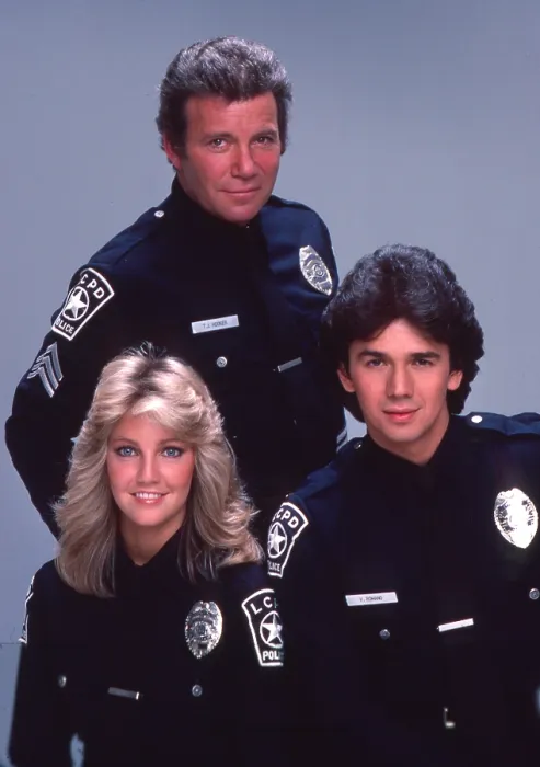 Framed Print : T.J. HOOKER, clockwise from lower left: Heather Locklear, William Shatner, Adrian Zmed, 1982-86 Framed Print : T.J. HOOKER, clockwise from lower left: Heather Locklear, William Shatner, Adrian Zmed, 1982-86