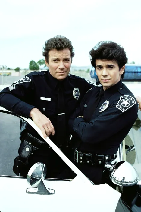 Framed Print : T.J. HOOKER, William Shatner, Adrian Zmed, 1982-86