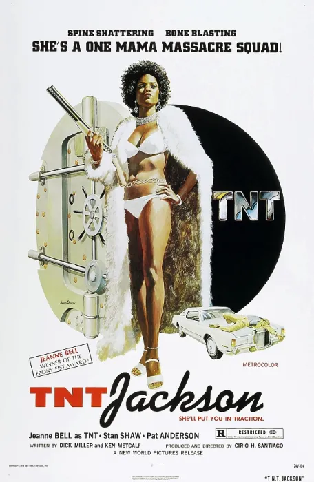 Framed Print : TNT JACKSON, US poster, Jeanne Bell, poster art, 1974