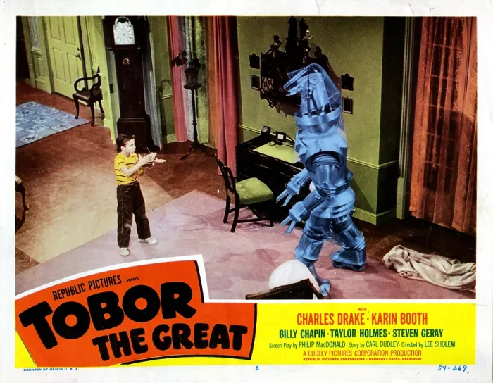 Framed Print : TOBOR THE GREAT, Billy Chapin, 1954 Framed Print : TOBOR THE GREAT, Billy Chapin, 1954