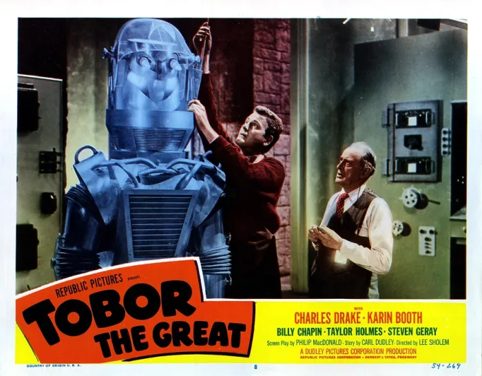 Framed Print : TOBOR THE GREAT, Charles Drake, Taylor Holmes 1954