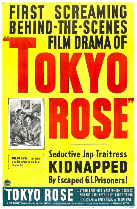 Framed Print : TOKYO ROSE, US poster, from left: Byron Barr, Lotus Long, 1946 Framed Print : TOKYO ROSE, US poster, from left: Byron Barr, Lotus Long, 1946