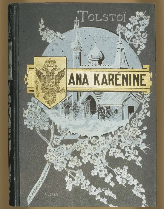 Framed Print : TOLSTOY, Lev Nikolayevich, Leo (1828-1910). Title page of an edition of 'Anna Karenina' by Leo Tolstoy in Spanish from 1887. SPAIN. Barcelona