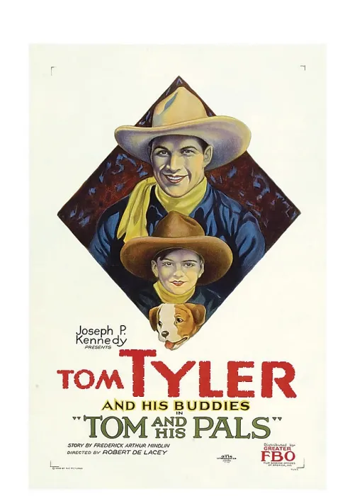 Framed Print : TOM AND HIS PALS, top to bottom: Tom Tyler, Frankie Darro, B eans the Dog, 1926 Framed Print : TOM AND HIS PALS, top to bottom: Tom Tyler, Frankie Darro, B eans the Dog, 1926