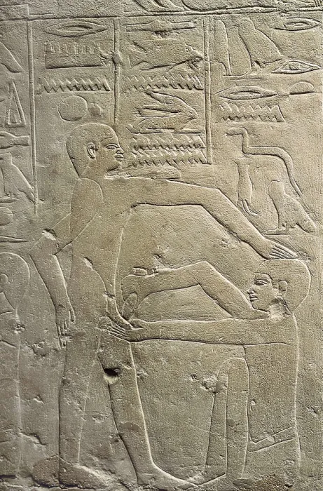 Framed Print : Tomb of Ankhmahor Sesi. 2345 BC. EGYPT. Saqqara. Circumcision scene. Egyptian art. Old Kingdom. Relief. AISA / Everett Collection**US SALES ONLY** Framed Print : Tomb of Ankhmahor Sesi. 2345 BC. EGYPT. Saqqara. Circumcision scene. Egyptian art. Old Kingdom. Relief. AISA / Everett Collection**US SALES ONLY**