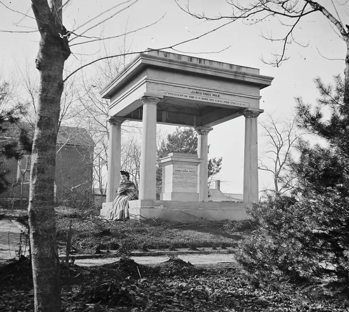 Framed Print : Tomb of President James K. Polk, Nashville, TN. 1864 Framed Print : Tomb of President James K. Polk, Nashville, TN. 1864