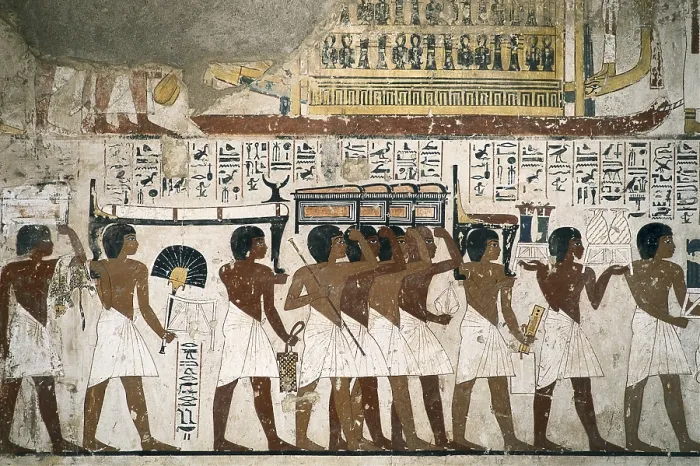 Framed Print : Tomb of Ramose. EGYPT. Dayr al-Bahri. Valley of the Nobles. Tomb of Ramose. Funeral of Ramose, vizier of Thebes during the reign of Amenhotep III. Egyptian art. New Kingdom Framed Print : Tomb of Ramose. EGYPT. Dayr al-Bahri. Valley of the Nobles. Tomb of Ramose. Funeral of Ramose, vizier of Thebes during the reign of Amenhotep III. Egyptian art. New Kingdom