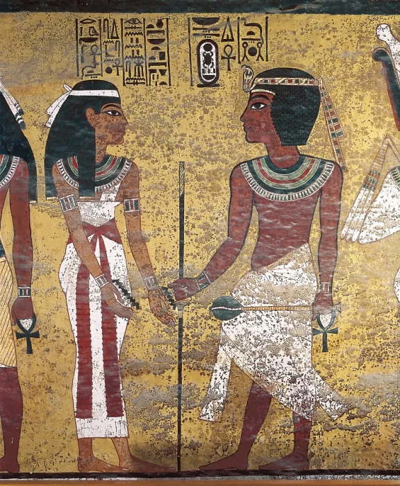 Framed Print : Tomb of Tutankhamun. s.XIV BC. EGYPT. Dayr al-Bahri. Valley of the Kings. Tomb of Tutankhamun. Tutankhamun and his wife Ankhesenpaaten. Egyptian art. New Kingdom. Painting Framed Print : Tomb of Tutankhamun. s.XIV BC. EGYPT. Dayr al-Bahri. Valley of the Kings. Tomb of Tutankhamun. Tutankhamun and his wife Ankhesenpaaten. Egyptian art. New Kingdom. Painting