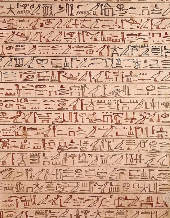 Framed Print : Tomb of Tuthmosis III. EGYPT. Dayr al-Bahri. Valley of the Kings. Tomb of Tuthmosis III. Hieroglyphs. Egyptian art. New Kingdom. Painting. AISA / Everett Collection**US SALES ONLY**