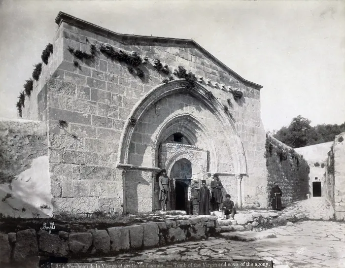 Framed Print : The tomb of Virgin Mary and the cave of the agony, Jerusalem, Israel, circa late 1800s Framed Print : The tomb of Virgin Mary and the cave of the agony, Jerusalem, Israel, circa late 1800s