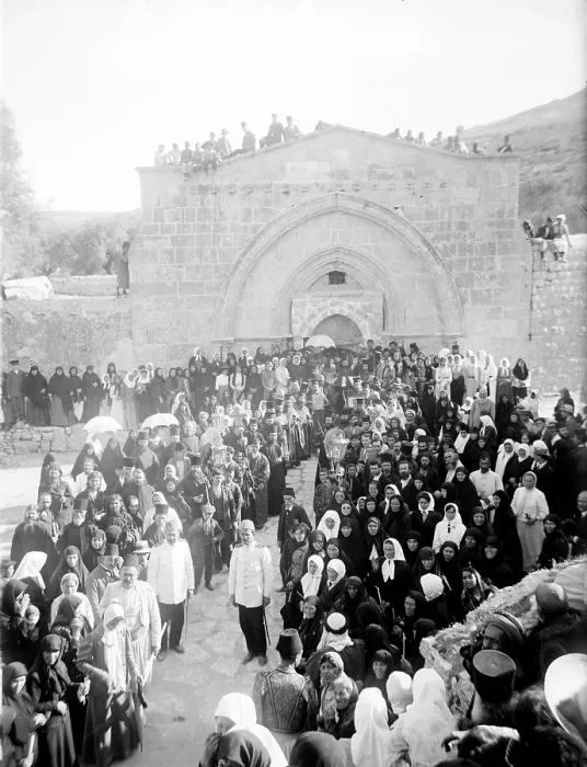 Framed Print : The tomb of Virgin Mary, Jerusalem, Israel, circa early 1900s