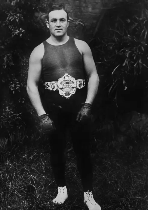 Framed Print : Tommy Burns, is the only Canadian-born fighter to hold the World Heavyweight Boxing Champion. He held the title from Feb. 1906 to Dec. 1908