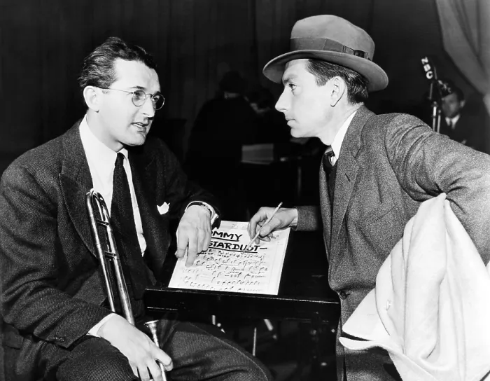 Framed Print : Tommy Dorsey and Hoagy Carmichael, 1939. Courtesy: CSU Archives / Everett Collection Framed Print : Tommy Dorsey and Hoagy Carmichael, 1939. Courtesy: CSU Archives / Everett Collection