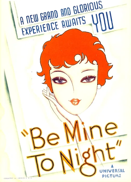 Framed Print : BE MINE TONIGHT (aka TELL ME TONIGHT), midget window card, 1932