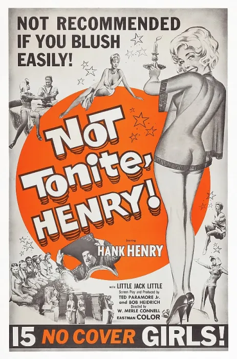 Framed Print : NOT TONIGHT, HENRY (aka NOT TONITE, HENRY!), US poster art, bottom center: Hank Henry, 1960