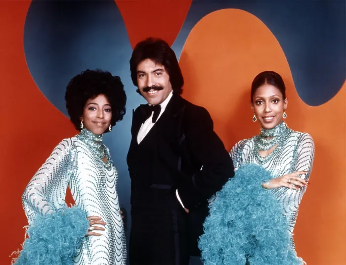 Framed Print : TONY ORLANDO & DAWN, Joyce Vincent Wilson, Tony Orlando, Telma Hopkins, 1974-76