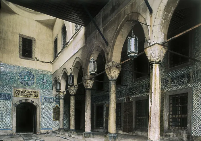 Framed Print : Topkapi Palace. 1475-1478. TURKEY. Istanbul. Topkapi Saray Palace. Rooms of the harem, built by Soleiman the Magnificent. Ottoman art. Architecture Framed Print : Topkapi Palace. 1475-1478. TURKEY. Istanbul. Topkapi Saray Palace. Rooms of the harem, built by Soleiman the Magnificent. Ottoman art. Architecture