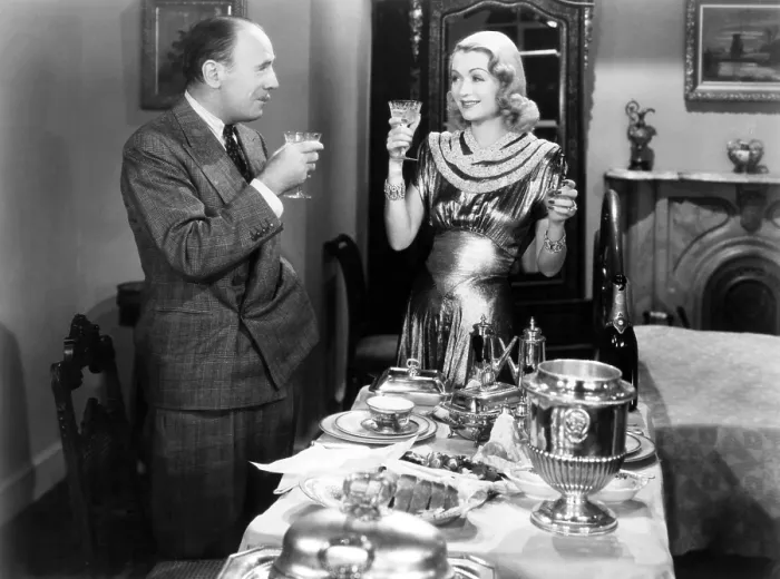 Framed Print : TOPPER TAKES A TRIP, from left: Roland Young, Constance Bennett, 1938