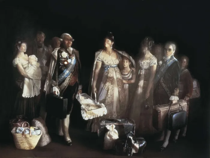 Framed Print : TORAL, Cristbal (1940). Charles IV and his family. 1974-1975. Oil on canvas. AISA / Everett Collection**US SALES ONLY**