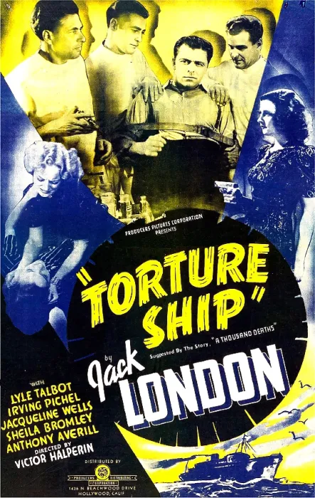 Framed Print : TORTURE SHIP, US poster, middle far left: Sheila Bromley, middle far right: Julie Bishop (aka Jacqueline Wells), 1939