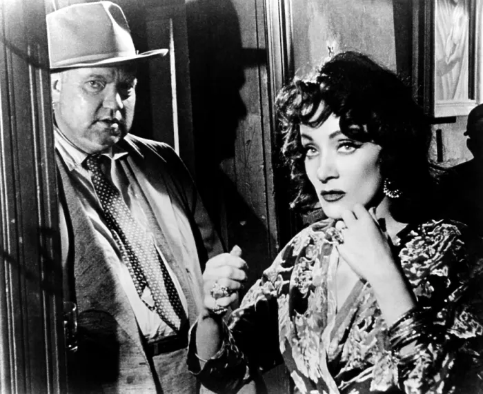 Framed Print : TOUCH OF EVIL, Orson Welles, Marlene Dietrich, 1958