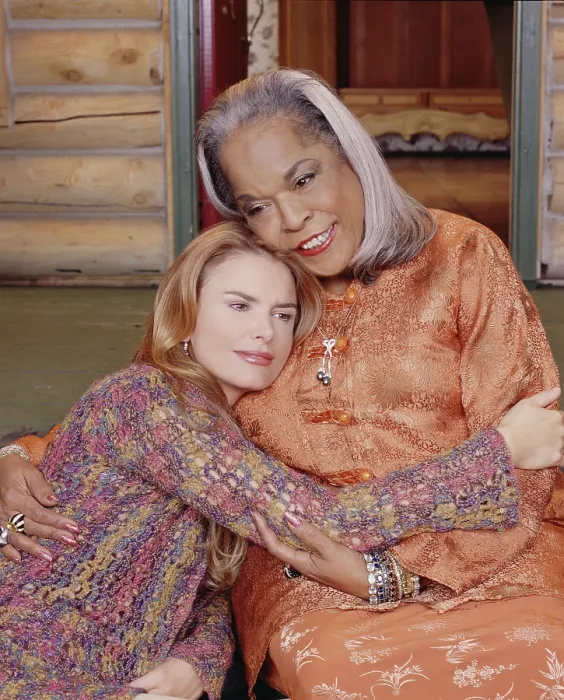 Framed Print : TOUCHED BY AN ANGEL, Roma Downey, Della Reese, 1994-2003