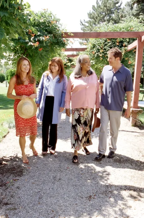 Framed Print : TOUCHED BY AN ANGEL, Roma Downey, Valerie Bertinelli, Della Reese, John Dye, 1994-2003