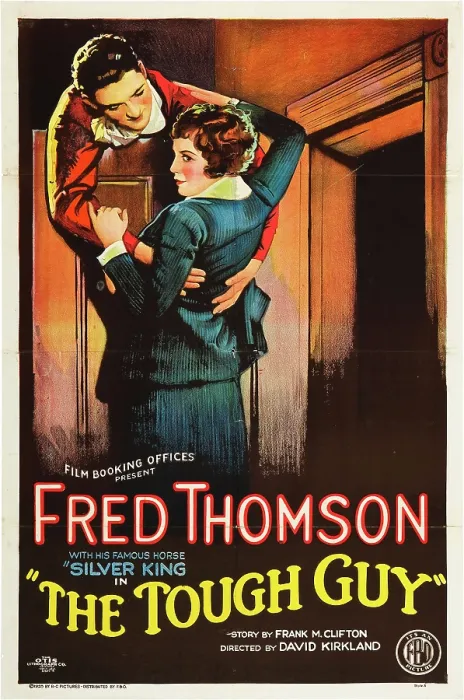 Framed Print : THE TOUGH GUY, l-r: Fred Thomson, Lola Todd on poster art, 1926 Framed Print : THE TOUGH GUY, l-r: Fred Thomson, Lola Todd on poster art, 1926