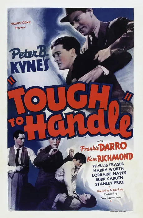 Framed Print : TOUGH TO HANDLE, top l-r: Frankie Darro, Kane Richmond on poster art, 1937 Framed Print : TOUGH TO HANDLE, top l-r: Frankie Darro, Kane Richmond on poster art, 1937