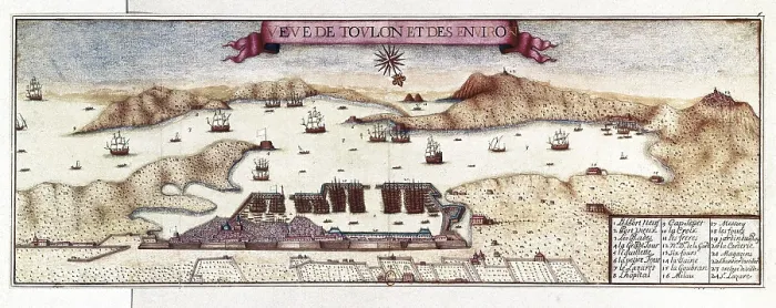 Framed Print : Toulon in 18th c. Engraving. FRANCE. Paris. National Library. AISA / Everett Collection (43429)**US SALES ONLY** Framed Print : Toulon in 18th c. Engraving. FRANCE. Paris. National Library. AISA / Everett Collection (43429)**US SALES ONLY**