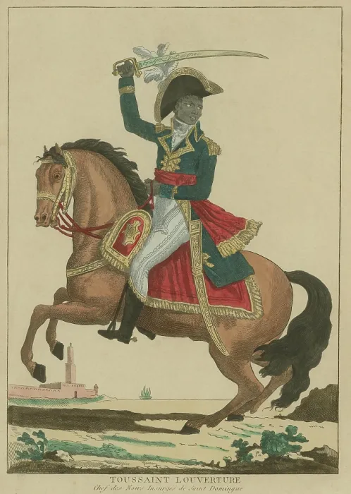 Framed Print : Toussaint Louverture on horseback, ca. 1800. He led insurgent Africans slaves against Spanish and French rulers Framed Print : Toussaint Louverture on horseback, ca. 1800. He led insurgent Africans slaves against Spanish and French rulers
