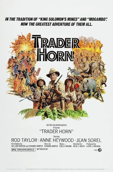 Framed Print : TRADER HORN, US poster, left from second left: Jean Sorel, Rod Taylor, Anne Heywood, 1973 Framed Print : TRADER HORN, US poster, left from second left: Jean Sorel, Rod Taylor, Anne Heywood, 1973