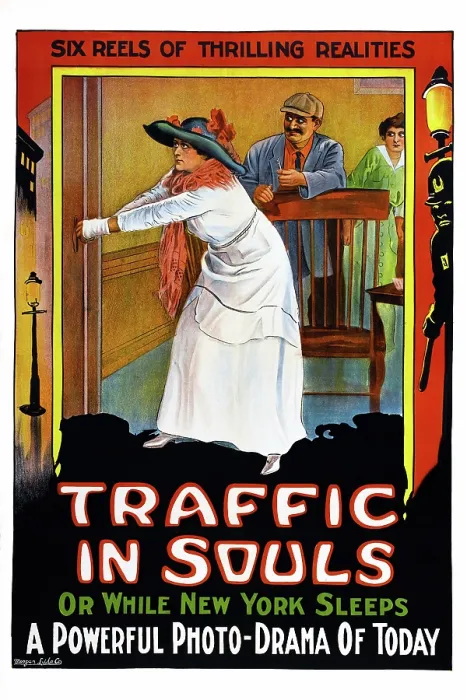 Framed Print : TRAFFIC IN SOULS, US poster, 1913