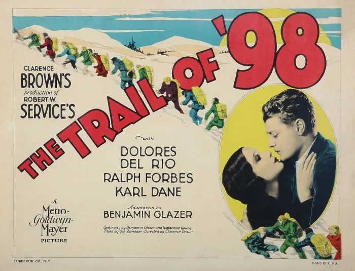 Framed Print : THE TRAIL OF 98, title card, from left, Dolores Del Rio, Ralph Forbes, 1928 Framed Print : THE TRAIL OF 98, title card, from left, Dolores Del Rio, Ralph Forbes, 1928