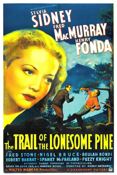 Framed Print : THE TRAIL OF THE LONESOME PINE, Sylvia Sidney, Fred MacMurray, Henry Fonda, 1936