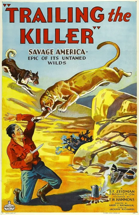 Framed Print : TRAILING THE KILLER, poster art, 1932 Framed Print : TRAILING THE KILLER, poster art, 1932